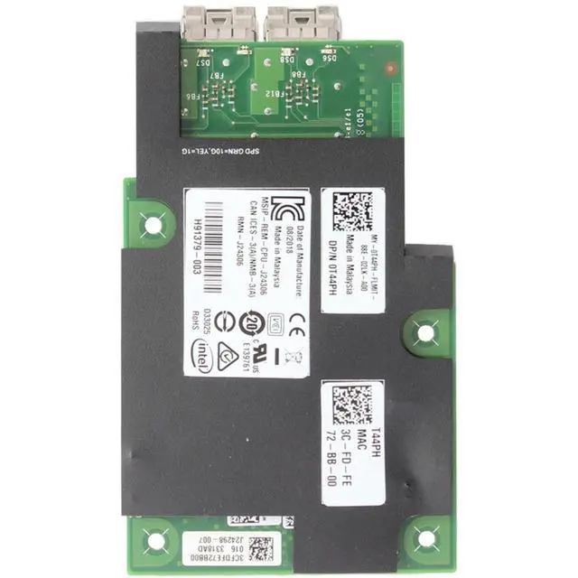 Alt view image 5 of 7 - T44PH-CNB Dell Intel X710 Dual 10GbE SFP+ OCP 2.0