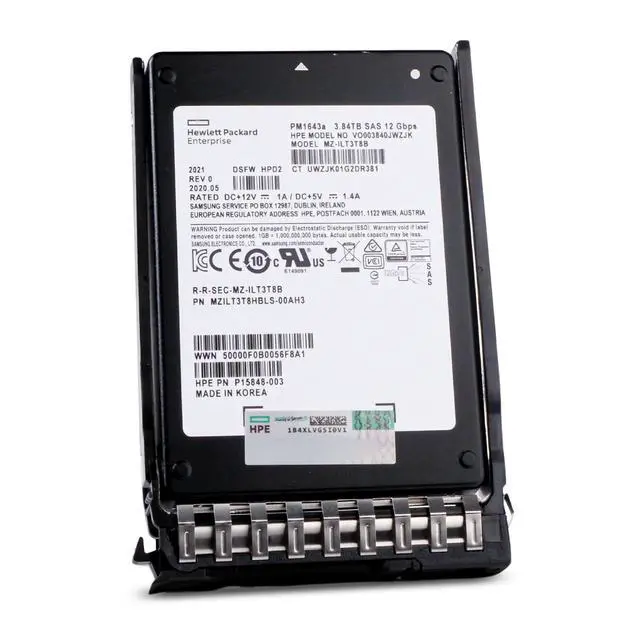 Alt view image 5 of 7 - (NOT FOR HOME PC!) HP Generation 11 3.84TB VO003840JWZJK P15848-003 SAS 12Gb/s 3D TLC 2.5" SSD