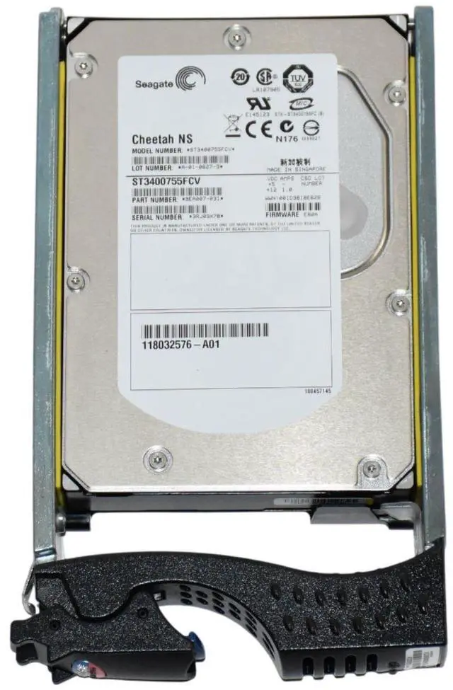 Main image of Seagate Cheetah NS ST3400755FCV 400GB 10KRPM 4Gb 16MB 3.5" Hard Drive 9EA007-031