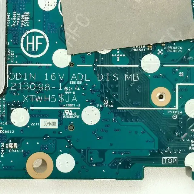 Alt view image 6 of 6 - Dell Vostro 16 5620 Laptop Motherboard Intel i7-1260P Nvidia MX570 2GB 9WRFP