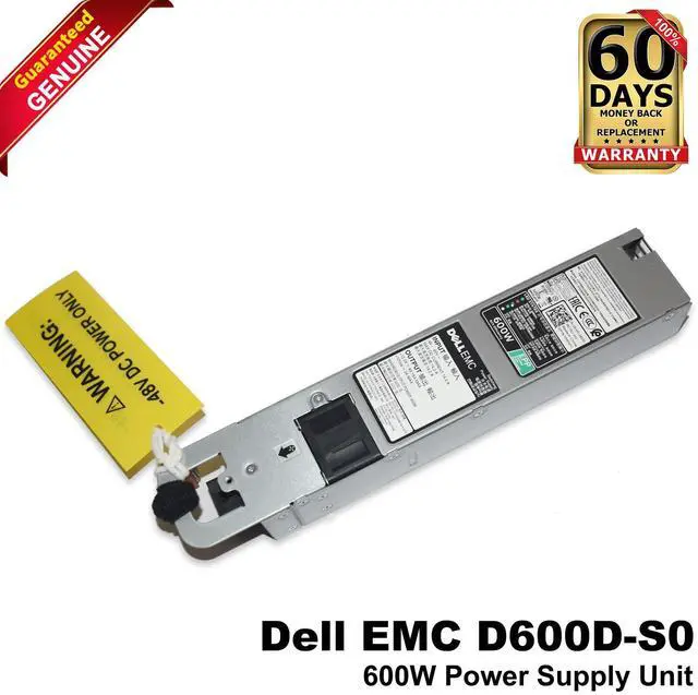 Main image of Dell PowerEdge XR2 600W -48V DC Power Supply Hot Plug PSU D600D-S0 5KHFC