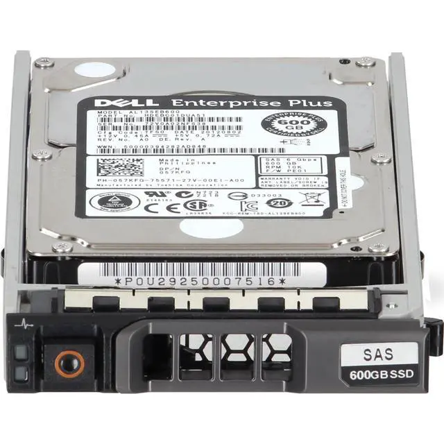 Alt view image 2 of 7 - (NOT FOR HOME PC!) 57KFG Dell Enterprise Plus 600GB 10K 512n 6Gbps SAS 2.5 HDD
