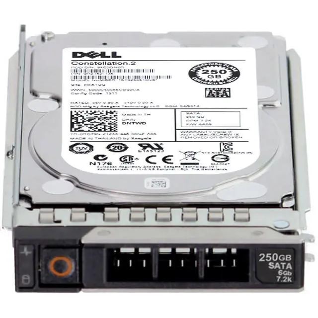 Alt view image 2 of 7 - DNTWD Dell 250GB 7.2K 512n 6Gbps SATA 2.5 HDD Constellation.2