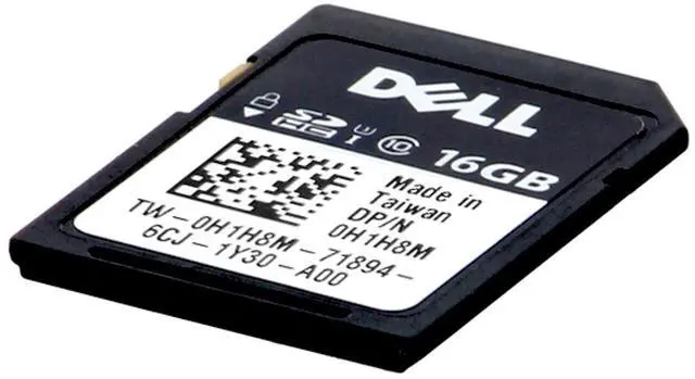 Main image of H1H8M Dell 16GB iDRAC vFlash SD Card