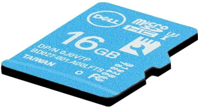 Main image of J0V7P Dell 16GB vFlash microSD Card