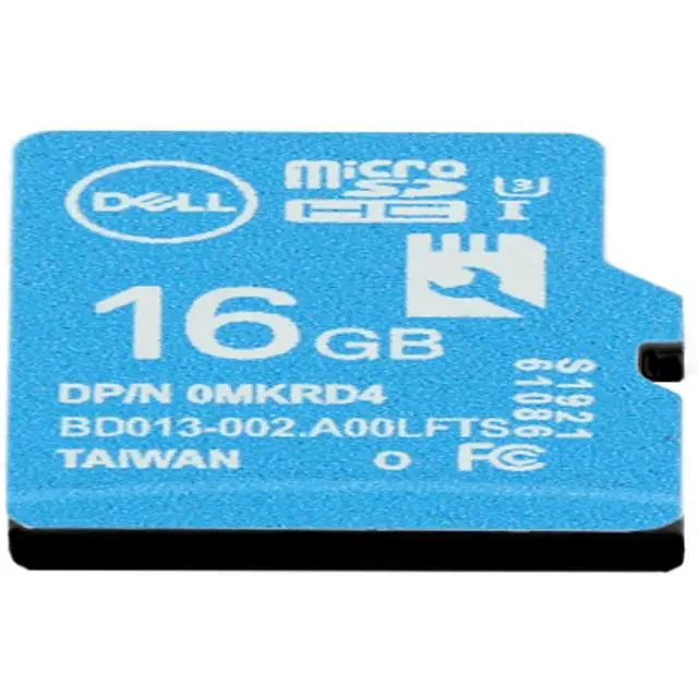 Alt view image 2 of 7 - MKRD4 Dell 16GB vFlash microSD Card