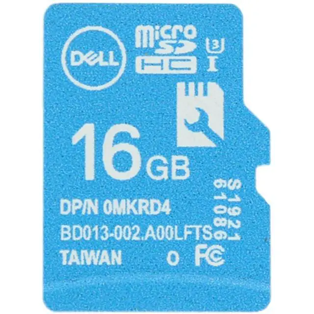 Alt view image 5 of 7 - MKRD4 Dell 16GB vFlash microSD Card