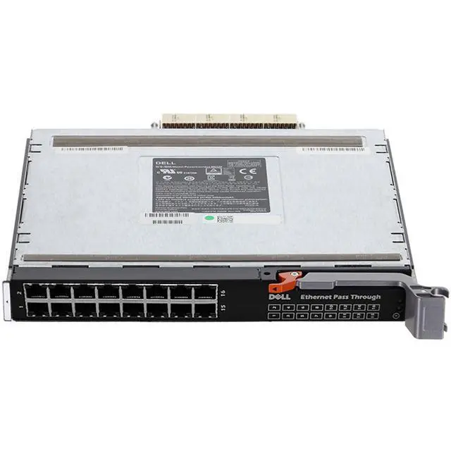 Alt view image 2 of 7 - WW060 PowerEdge M1000e 1Gb 16P Eth Pass-Thru Mod