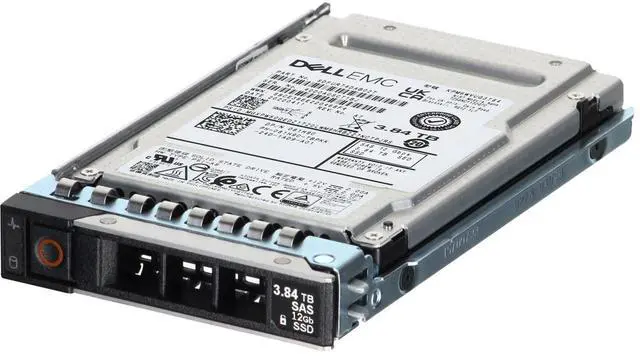Main image of (NOT FOR HOME PC!) 81H9C Dell 3.84TB 12/24Gbps SAS MU TLC SED FIPS 2.5 SSD KPM6WVUG3T84 CPO -R