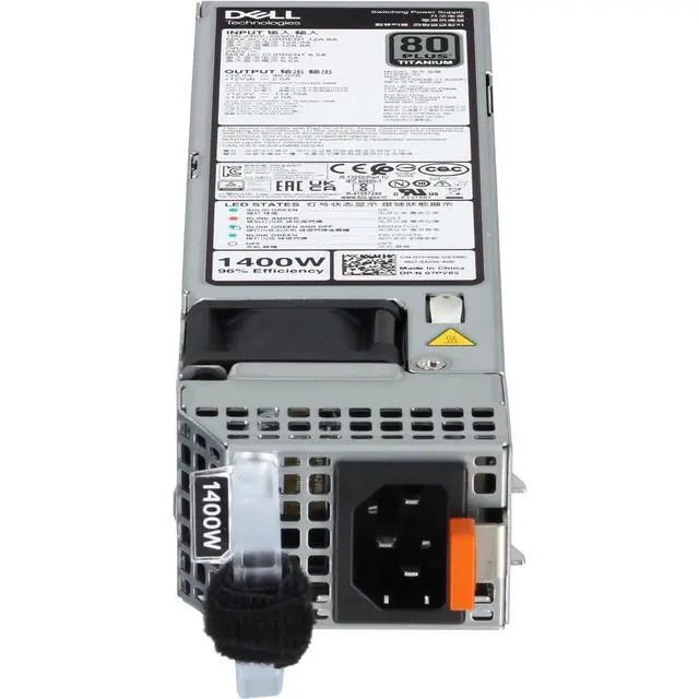 Alt view image 2 of 7 - 7PV05 Dell 16G 1400W 80+ Titanium 60mm PSU