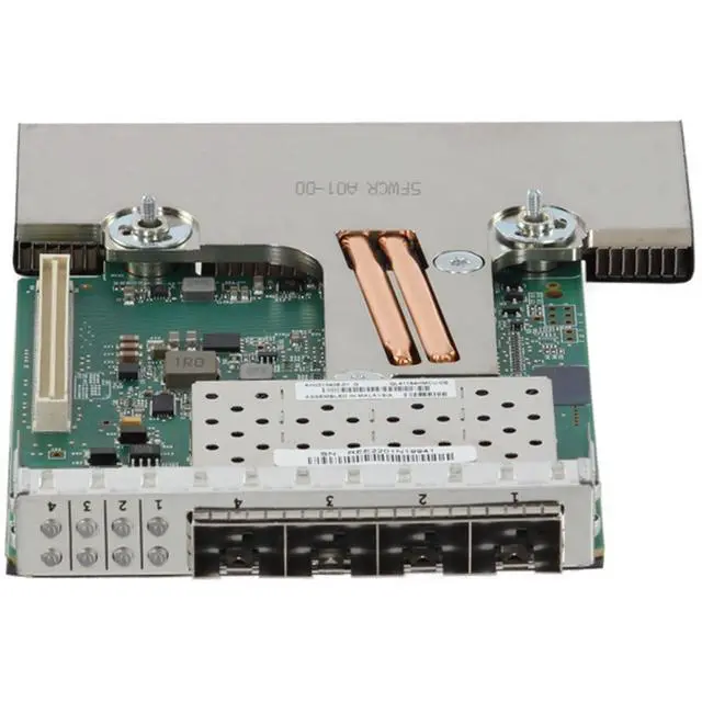Alt view image 2 of 7 - XVVY1 Dell Qlogic FastLinQ QL41164 Quad Port 10Gb SFP+ rNDC