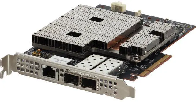 Main image of KK7JD Dell NVIDIA BlueField-2 2x25Gb SFP56 PCIe 4.0 x8 FHHL DPU