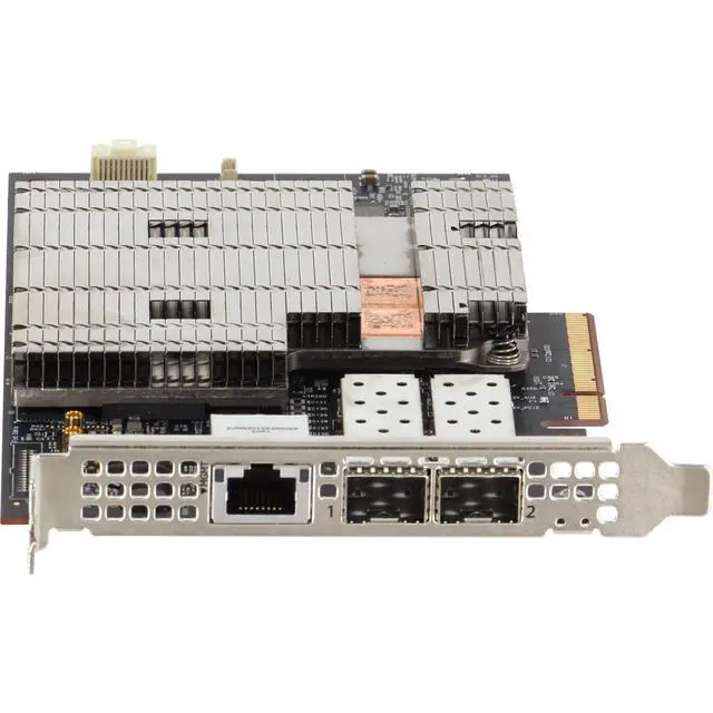 Alt view image 2 of 7 - KK7JD Dell NVIDIA BlueField-2 2x25Gb SFP56 PCIe 4.0 x8 FHHL DPU
