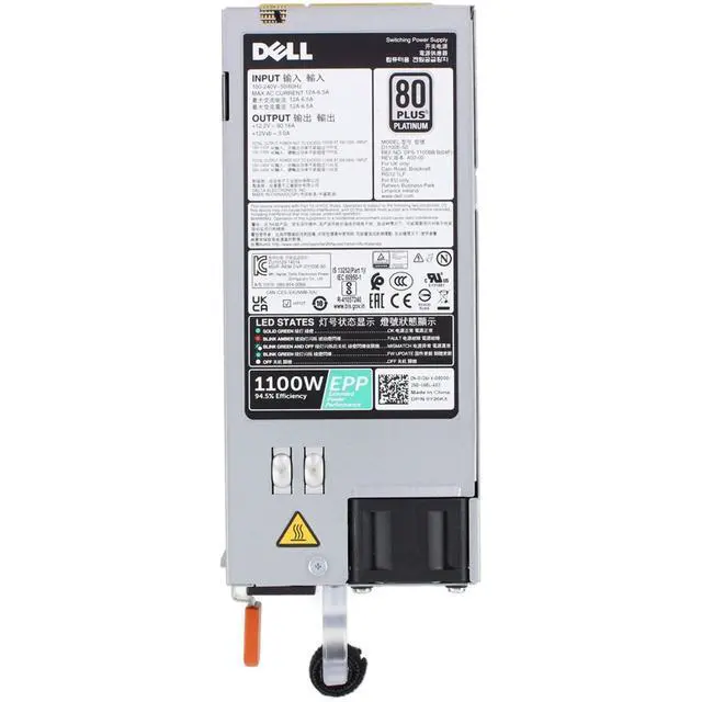 Alt view image 5 of 7 - Y26KX Dell 1100W EPP 80+ Platinum PSU