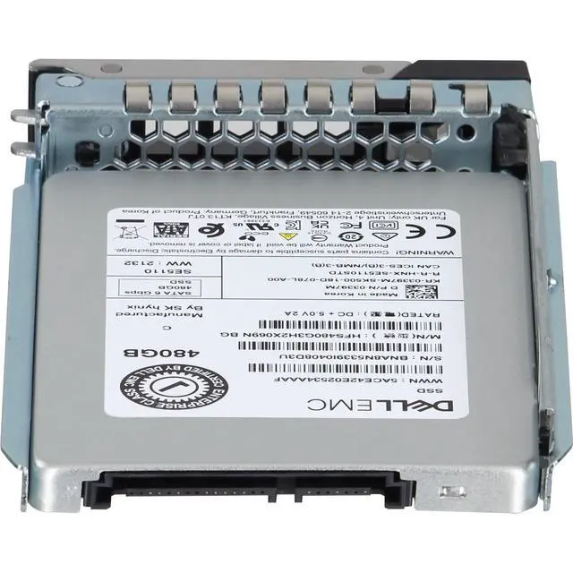 Alt view image 4 of 7 - 3397M Dell 480GB 6Gbps SATA RI TLC 7mm 2.5 SSD SE5110