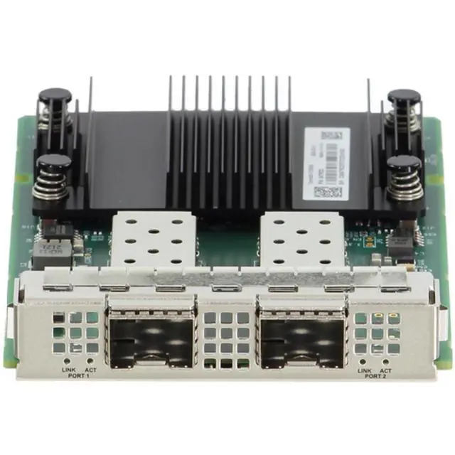 Alt view image 2 of 7 - 4TRD3 Dell Mellanox ConnectX-5 CX562A Dual 10/25GbE SFP28 OCP 3.0