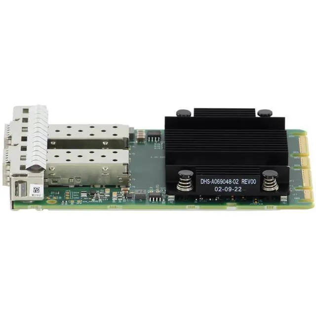 Alt view image 3 of 7 - 4TRD3 Dell Mellanox ConnectX-5 CX562A Dual 10/25GbE SFP28 OCP 3.0