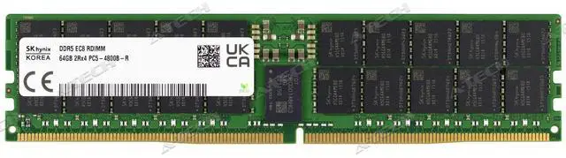 Main image of Hynix 64GB DDR5-4800 EC8 RDIMM HMCG94MEBRA109N HMCG94MEBRA121N Server Memory RAM