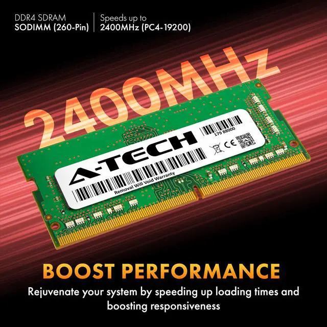 Alt view image 4 of 7 - A-Tech 8GB DDR4 2400 PC4-19200 Laptop 260-Pin SODIMM Notebook Memory RAM 1x 8G