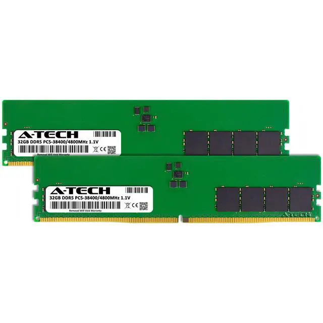 Alt view image 2 of 5 - 64GB 2x 32GB DDR5-4800 ASUS Pro WS W680M-ACE SE Memory RAM