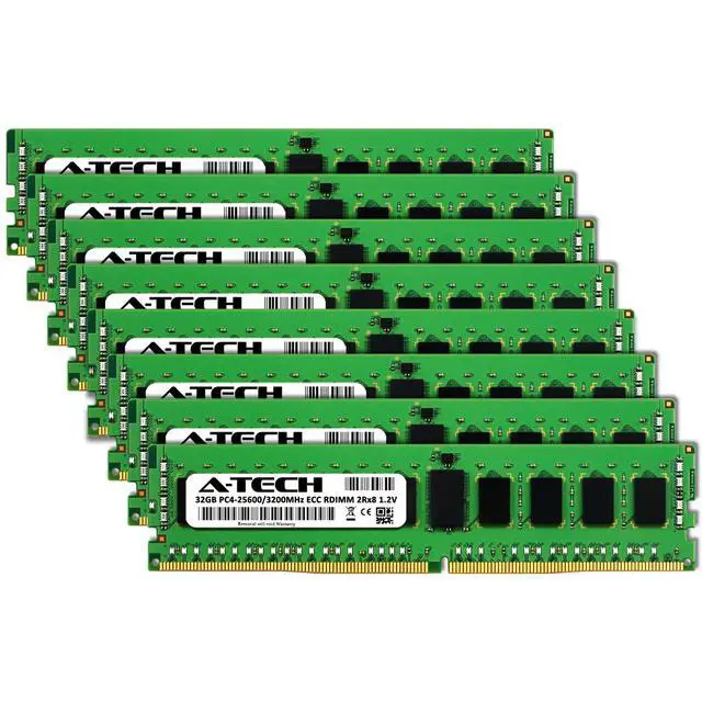 Alt view image 2 of 4 - 256GB 8x 32GB PC4-3200 RDIMM ASRock Rack ROMED8-2T Memory RAM