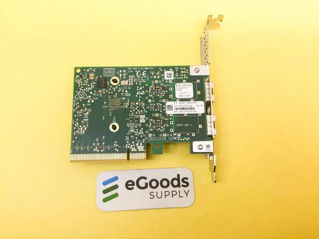 Alt view image 2 of 3 - MCX631102AN-ADAT Mellanox CX631102A ConnectX-6 PCIE4.0 Lx 10/25Gb Network Card