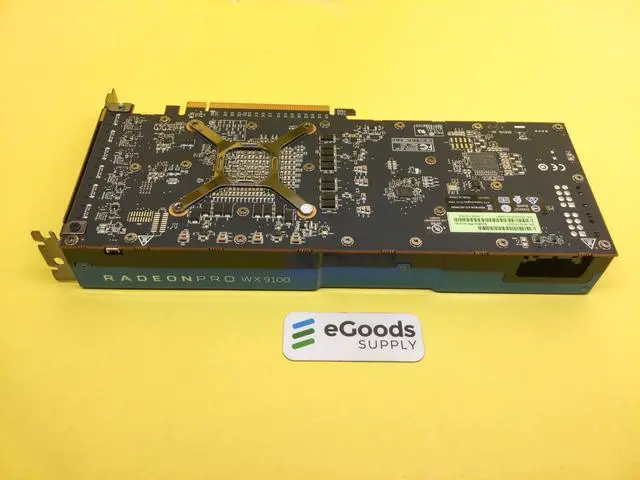 Alt view image 4 of 5 - AMD Radeon Pro WX 9100 16GB HBM2 PCIe Graphics Card