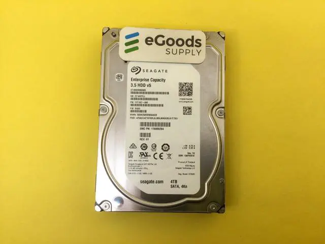 Main image of ST4000NM0085 Seagate Enterprise 4TB 7.2K SATA 6Gb/s 3.5in HDD EMC 118000294