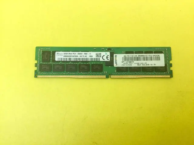 Main image of 01KR255 Lenovo 32GB(1X32GB) 2RX4 PC4-2666V DDR4 Server Memory 4ZC7A08724