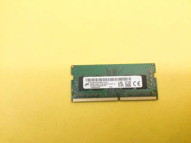Main image of Micron 16GB 1Rx8 PC4-3200AA DDR4 SODIMM Laptop Memory MTA8ATF2G64HZ-3G2F1