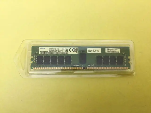 Alt view image 3 of 3 - M393A2K40DB3-CWE Samsung 16GB DDR4 1RX4 3200AA RDIMM Server Memory RAM