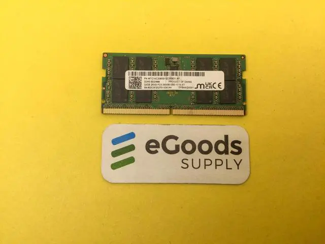 Main image of MTC16C2085S1SC56BD1 Micron 32GB DDR5 SODIMM 5600MHz 2Rx8 Laptop RAM CL46 Memory