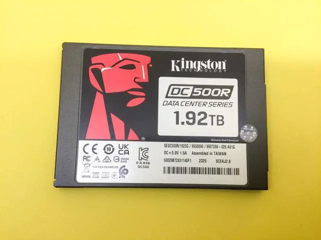 Alt view image 2 of 2 - Kingston DC500R 1.92TB SATA 6Gb/s 2.5in Internal SSD SEDC500R/1920G