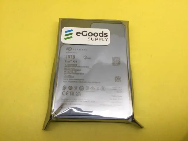 Main image of Seagate Exos X20 18TB 7.2K SATA 6Gb/s 3.5'' 512e/4Kn HDD ST18000NM003D