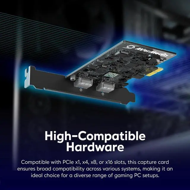 Alt view image 6 of 7 - AVerMedia HDMI Capture Card Live Streamer Ultra HD 4K60 Pass GC571