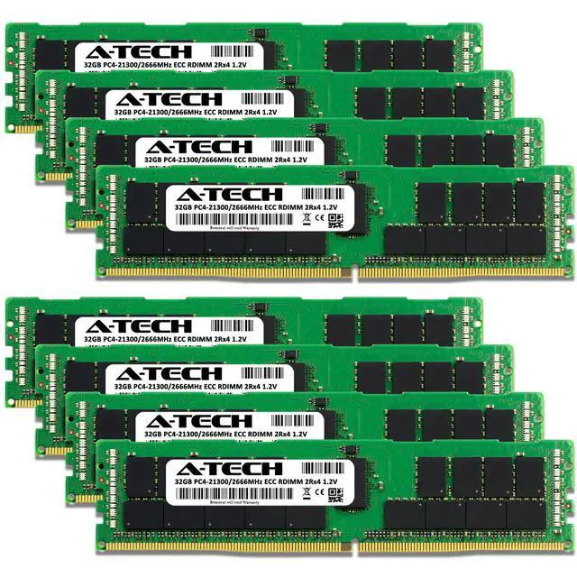 Alt view image 2 of 4 - 256GB 8x32GB 2Rx4 PC4-2666V-R HP ProLiant DL360 G10 DL380 G10 Memory RAM