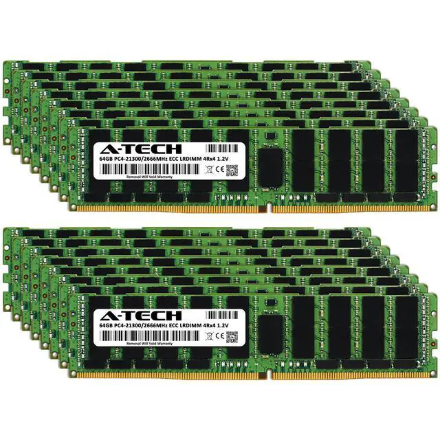 Alt view image 2 of 5 - 1TB 16x 64GB PC4-2666 LRDIMM ASUS RS700A-E9-RS12 RS720A-E9-RS24-E Memory RAM