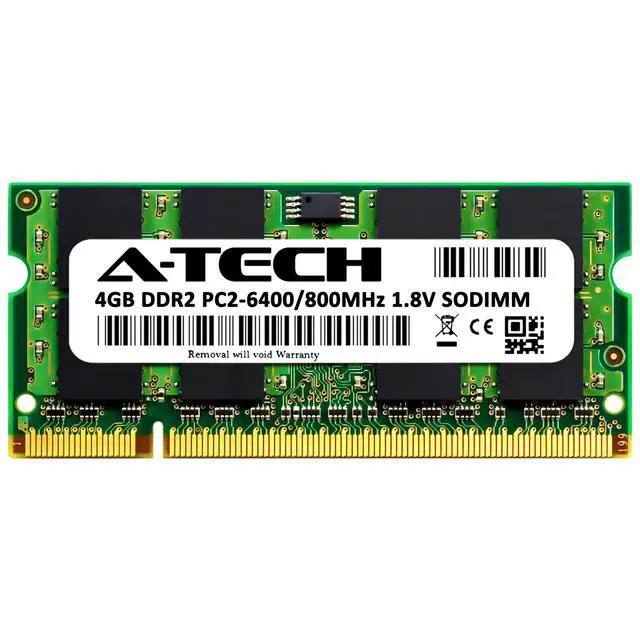 Alt view image 2 of 3 - 4GB PC2-6400 DDR2 800 MHz Memory RAM for TOSHIBA SATELLITE U500-01W