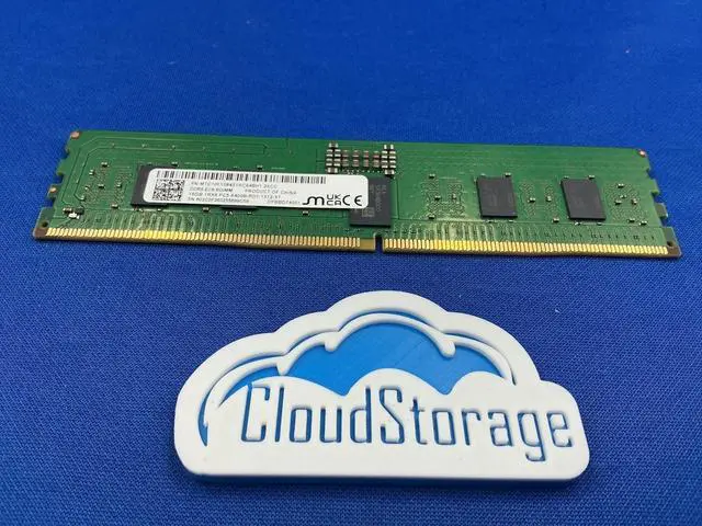 Alt view image 2 of 6 - MTC10F1084S1RC64BH1 MICRON 16GB (1x16GB) 1Rx8 PC5-6400B RDIMM MEMORY