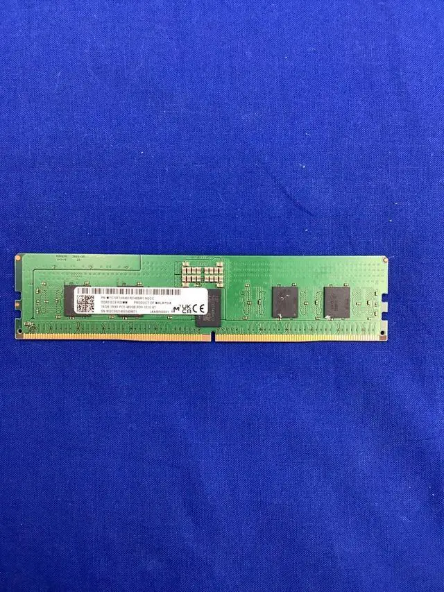 Alt view image 2 of 5 - MTC10F1084S1RC48BA1 MICRON 16GB (1X16GB) 1Rx8 PC5-4800B SERVER MEMORY