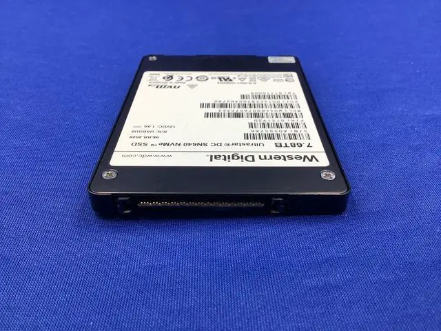 Alt view image 4 of 6 - WUS4BB076D7P3E3 WESTERN DIGITAL 7.68TB ULTRASTAR DC SN640 NVMe PCIe SSD