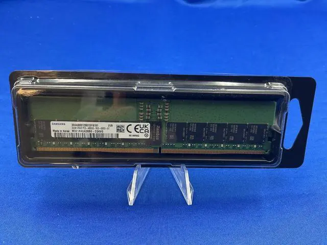 Alt view image 2 of 7 - M321R4GA3BB0-CQK SAMSUNG 32GB (1X32GB) 2RX8 PC5-4800B RDIMM MEMORY