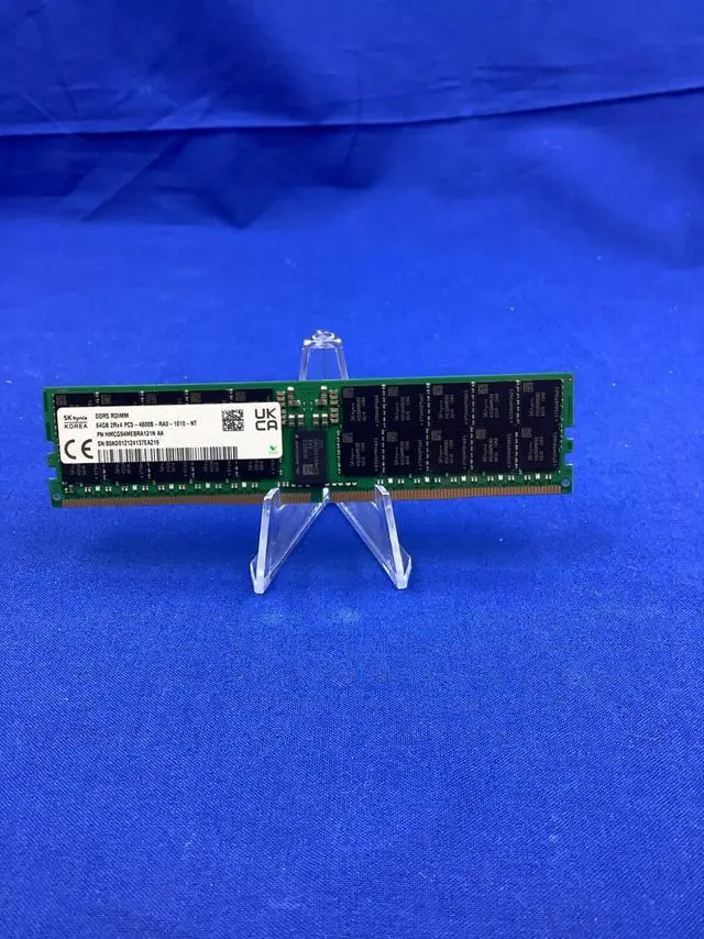 Main image of HMCG94MEBRA121N SK HYNIX 64GB 2RX4 PC5-4800B DDR5 RDIMM SERVER MEMORY