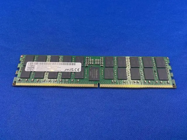 Alt view image 5 of 6 - MTC40F2046S1RC56BD2002 MICRON 64GB (1X64GB) 2RX4 PC5-5600B RDIMM MEMORY