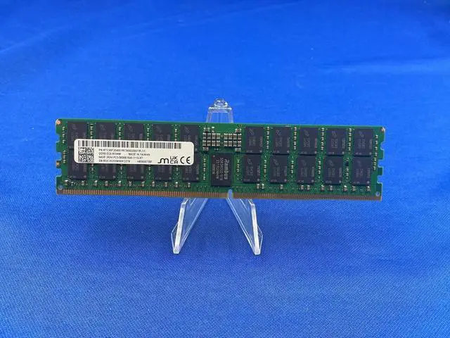 Alt view image 2 of 6 - MTC40F2046S1RC56BD2002 MICRON 64GB (1X64GB) 2RX4 PC5-5600B RDIMM MEMORY