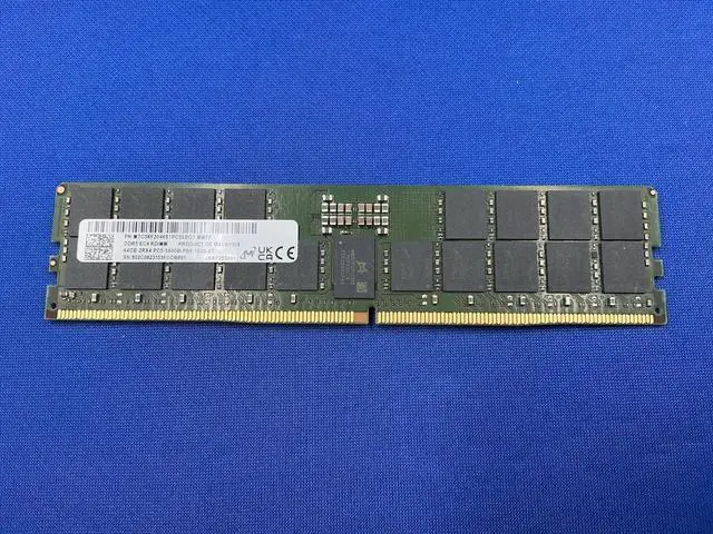 Main image of MICRON MTC36F2046S1PC56BG1 64GB 2Rx4 PC5-5600B DDR5 EC4 RDIMM Memory