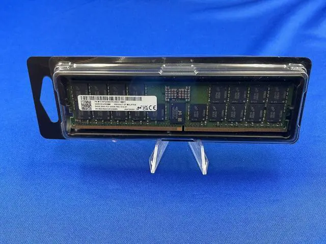 Alt view image 5 of 6 - MICRON MTC36F2046S1PC56BG1 64GB 2Rx4 PC5-5600B DDR5 EC4 RDIMM Memory