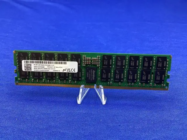 Main image of MTC40F204WS1RC56BB1 MICRON 96G (1X96GB) 2RX4 PC5-5600B RDIMM MEMORY