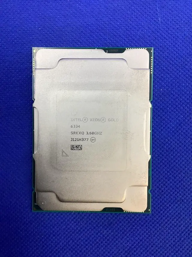 Main image of SRKXQ INTEL XEON Gold 6334 8-CORE 18M Cache, 3.60 GHz CPU CD8068904657601