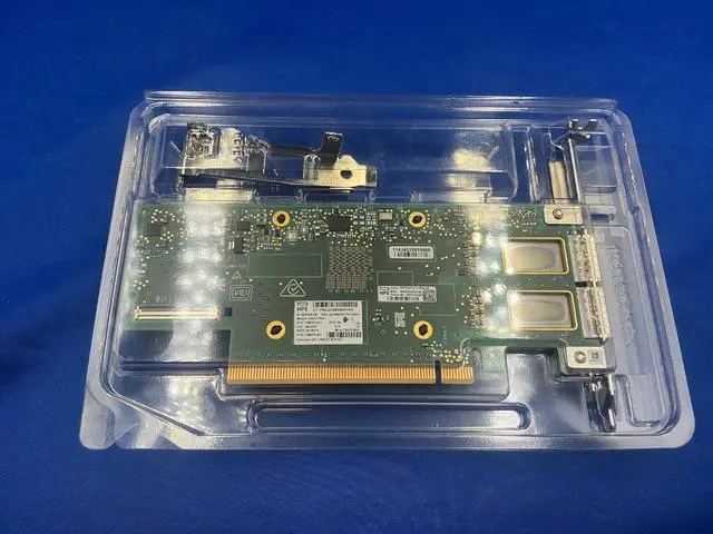 Alt view image 2 of 6 - P06251-B21 HPE IB HDR100/ETHERNET 100GB 2PORT QSFP56 PCIE3 X16 MCX653106A-ECAT